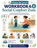 Social Comfort Zone Workbook 4: A practical guide to recognize distance, closeness, and interaction styles a child tolerates best