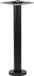 Stema Pied de table en métal SH-3018-2, montage direct au sol, noir, diamètre 17,5 cm, hauteur 72,5 cm