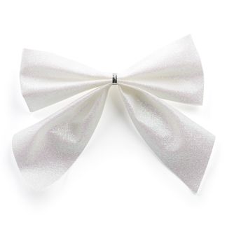 Decoris Kerststrik | 15 cm | 3 stuks (Wit)