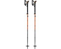 LEKI Sherpa FX Carbon Sterke Wandelstokken Oranje/Denim blauw