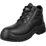 Iron Mountain Unisex S3 SRC Veiligheidsschoenen, waterdicht, met stalen neus en beschermende tussenzool, zwart, UK 10 / EU 44