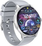 XO J11 Amoled Smartwatch Zilverkleurig