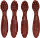 Flamingo Veggie Tandenborstel met Aardbei 12,5cm 4st 160gr