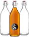 KADAX Bouteille Bianco 2000ml 3 pièces Verre Transparent