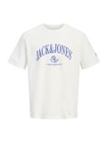 JACK & JONES Shirt 'JORFREDERIKSBERG' indigo / wit