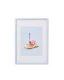 HEMA Cadre Photo A4 21x29,7cm Bois Fin (bleu clair)