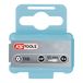 KS Tools 910.2348 1/4" RVS Bit met boring, TB20, 25mm, 5 per pak