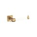 Amerock BH36061CCZ | Doorzichtig/champagnebronzen toiletpapierhouder met enkele paal | 7-1/16 inch (179 mm) toiletpapierhouder | Glacio | baddoekhouder | badkamerbeslag | badaccessoires