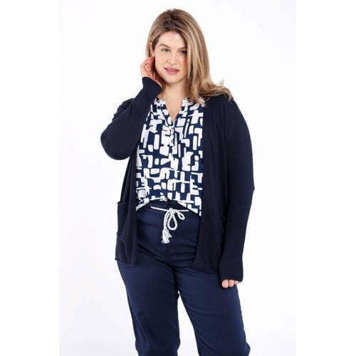 Paprika Paprika vest Plus Size - marineblauw
