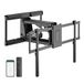 KIMEX Support mural TV motorisé 43"-90" - Réglable en hauteur - Charge 50kg
