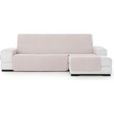 ECOMMERC3 Chaiselong bankhoes, extra rechts gevoerd en antislip, beige, volledige bescherming, comfort en stijl in design, verstelbaar en wasbaar