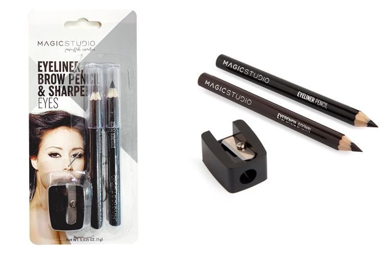 Magic Studio 60700 Wenkbrauwpotlood - Zwart - Dames