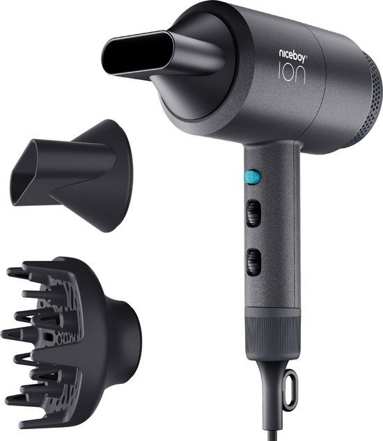 Niceboy ION AirSonic STAR haardroger 2100 W Zwart