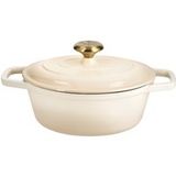 SILVERCREST® Cocotte en fonte Premium, 3 L (crème)