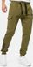 Lonsdale Tweedmouth joggingbroek voor heren, olijfgroen/zwart, 3XL