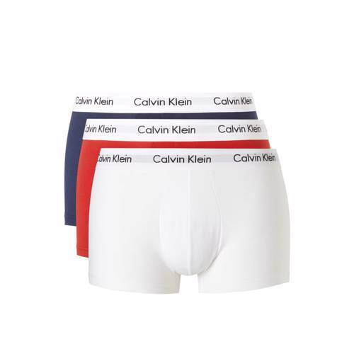 Calvin Klein Underwear boxershort set van 3 heren Rood/wit/blauw