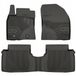 Frogum - Toyota Avensis III T27 2009-2018 - Rubberen automatten No.77 - 3 stuks - TPE - Zwart