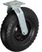 Merkloos Relaxdays Zwenkwiel Luchtband - 300 mm - Zwart - 120 kg