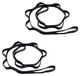 Solidchoice - Lot de 2 sangles de suspension réglables pour yoga et escalade