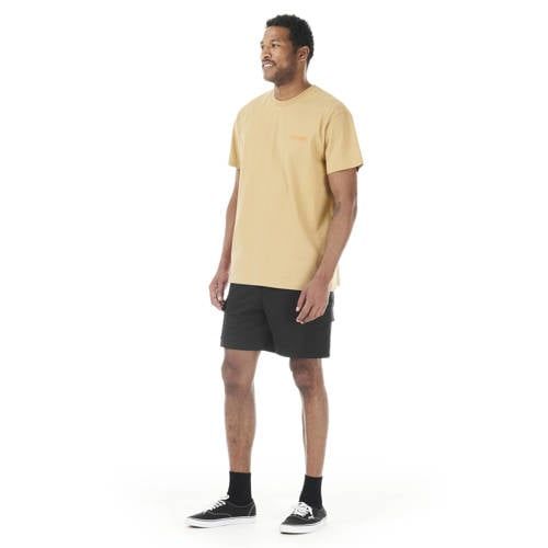 Picture T-shirt camel
