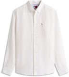 Tommy Hilfiger Tommy Jeans TJM Reg Linen Shirt DM0DM22760 YBL Ecru Mannen Maat M