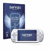 Savvies Protection d'écran pour Sony PSP 2004 - Film protecteur transparent 6 Pièces
