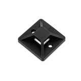 VELAMP Zelfklevende kabelbinders, zwart, 28 x 28 mm, set van 100