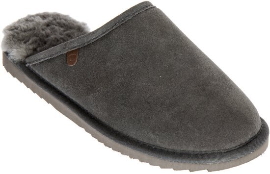 Warmbat Classic Slipper Dark Grey Heren Slippers - Maat 45 - Unisex - grijs