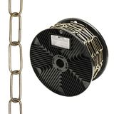 Decoratieve ketting, glad, leer, 3,4 x 43 mm, rol 20 m