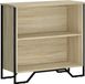 vidaXL Boekenkast 80x31x74,5 cm bewerkt hout sonoma eikenkleurig