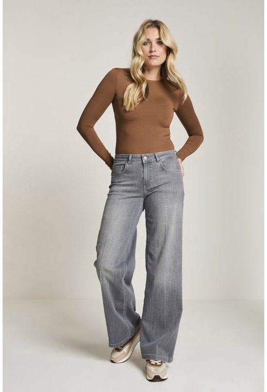 Para Mi Dames jeans W38 X L32 Grey Used