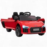 IDEALHOUSE Elektrische auto voor kinderen, 12 V, officieel gelicentieerde | Kinderauto, elektrisch voertuig met 2,4 G afstandsbediening, vering en softstart, ledlicht, muziek en claxon, 3 versnellingen