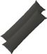 vidaXL Kussensloop - 2 stuks - HEERLEN - Donkergrijs - 40 x 145 cm - Katoensatijn