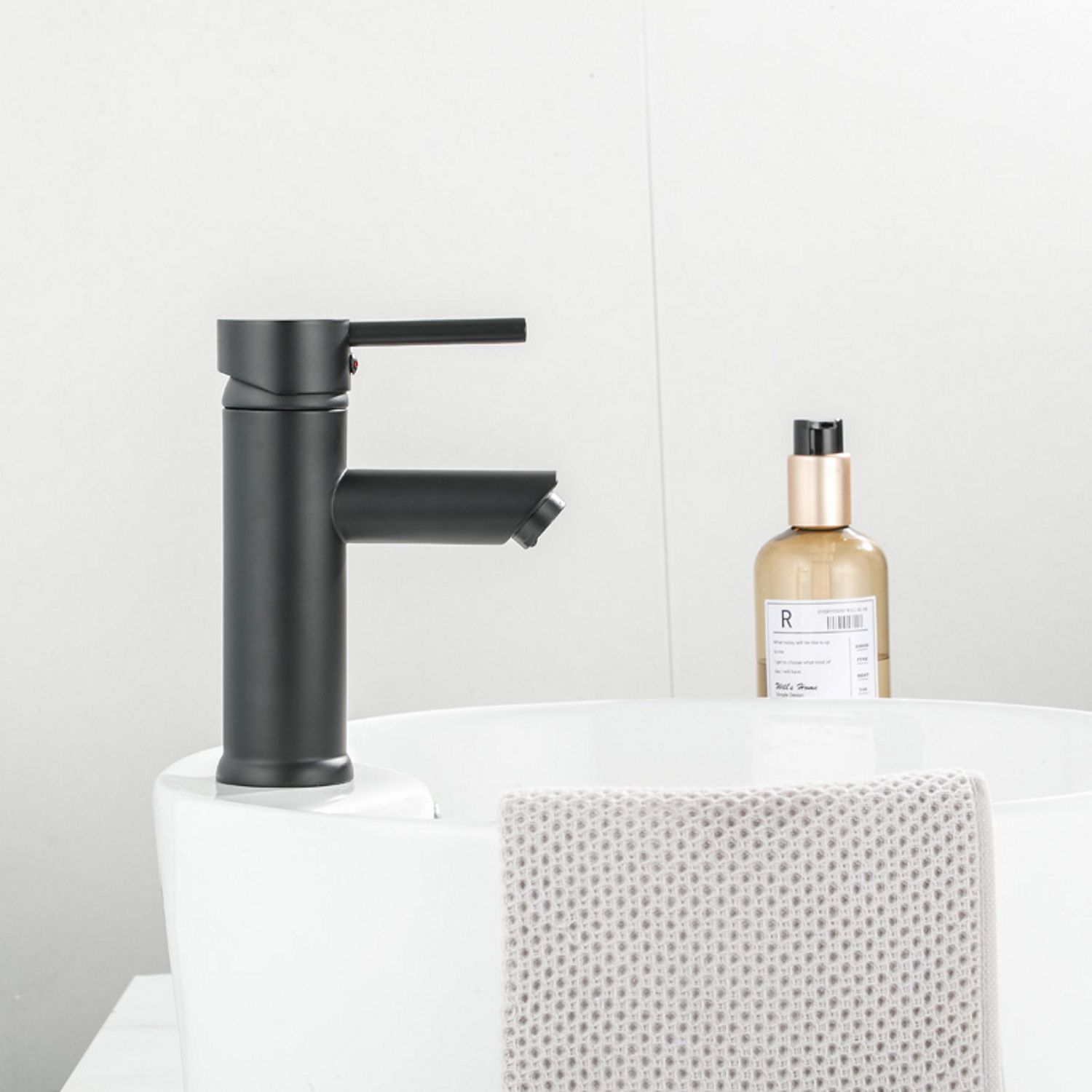 Boss & Wessing Wastafelkraan Nero Mat Zwart - Messing - 2023