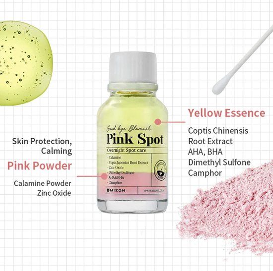 Mizon Pink Spot Good Bye Blemish Overnight Spot Care
