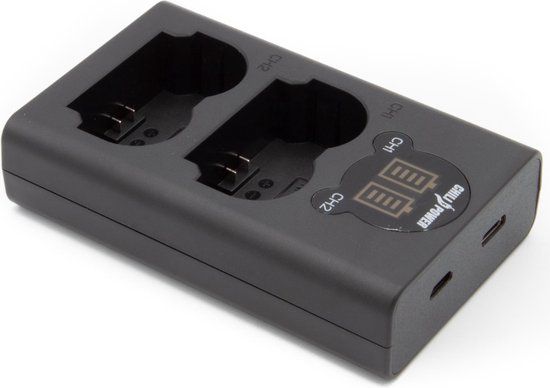 ChiliPower Fuji NP-W235 dubbellader voor 2 camera accu's (tegelijk)