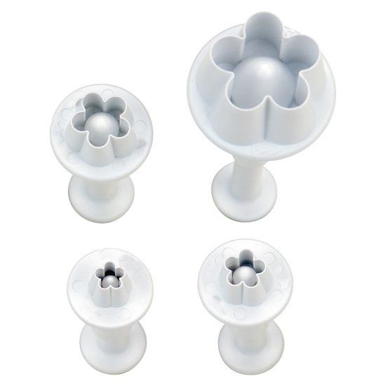 Städter Garneergerei 4x plungercutter uitsteker bloesem - 4018598171046