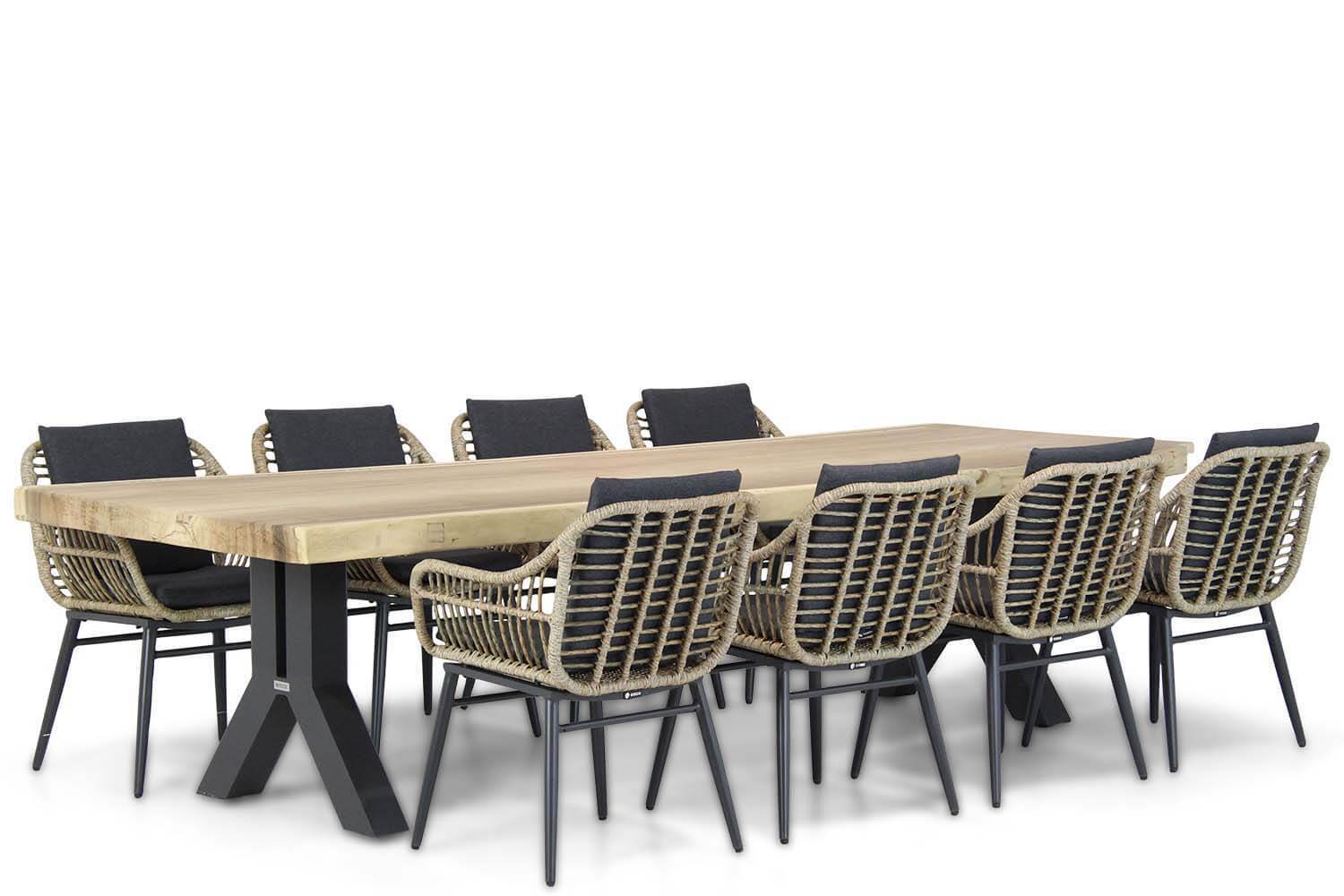 Coco Leonardo/Woodside 300 cm dining tuinset 9-delig