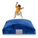 VEVOR Crashpad 150 x 150 cm, kindermat met schuimblokken en wasbare overtrek, zachte schuimrubberen landingszone, valbeschermingsmat, uitrusting voor zintuiglijke ruimtes om te springen, ontspannen