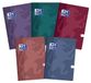 Oxford Touch Notitieboek A4, 60 vellen, geruit, 5 stuks verpakking envelop kleurenmix