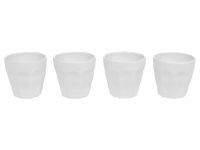 Furber. F-Q51200570 Tasses à expresso Blanc Porcelaine 4 Pièces