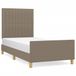 VidaXL Bedframe Taupe Stof 160x200 cm