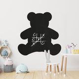 Ambiance Sticker Schoolbordsticker - uitwisbare zelfklevende muurstickers - Teddybeer - 55x55cm