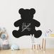 Ambiance Sticker Schoolbordsticker - uitwisbare zelfklevende muurstickers - Teddybeer - 55x55cm