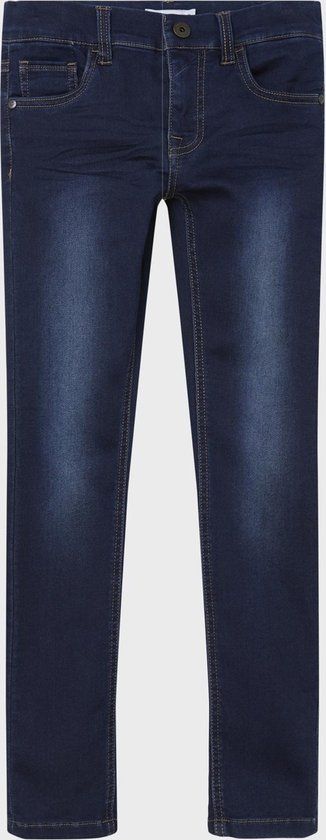 NAME IT NKMTHEO XSLIM Jeans - Boys - Size 164 - Dark Blue Denim