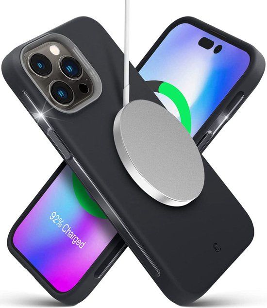 Spigen Cyrill Ultra Color MagSafe Hoesje Geschikt voor Apple iPhone 14 Pro Max Grijs