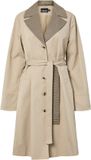 PIECES PCBARBARA TRENCHCOAT Doudoune Femme XS Polyester Beige