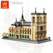 WANGE 5210 Notre-Dame de Paris – 1 380 pcs – Ensemble de construction modulaire Architecture