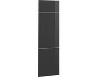Vicco R-Line Keukenfront – 59.6 x 196 cm meubelfront voor de koelkastombouwkast Antraciet Hoogglans