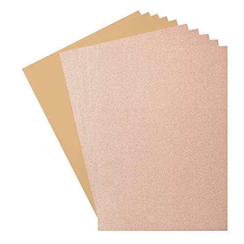 Florence Cardstock & Glitter Papier - A4 - 10 vellen - perkament & goud